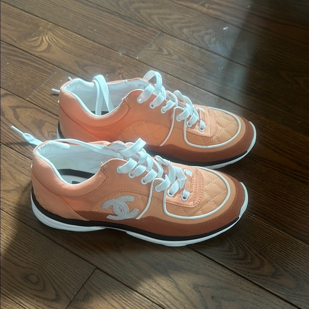 Quilted Lace-Up Sneakers